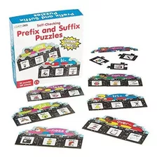 Prefix And Suffix Puzzles - 30 Pieces - Educational And...