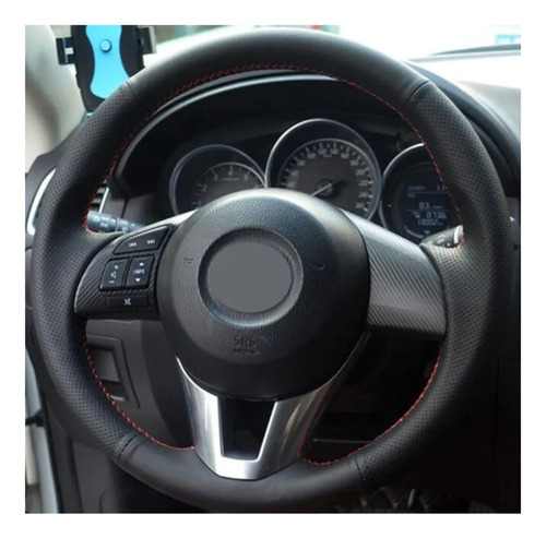 Funda Cubre Volante Para Mazda 3 2 6 Cx3 5 9 2015-17 Piel  Foto 3