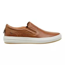 Sapato Masculino Couro Legitimo Casual Slip On Iate Tênis 