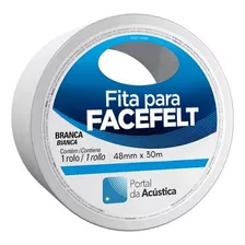 Fita Para Facefelt 48mm X 30 Metros - Branca