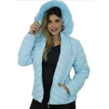 Jaqueta Casaco Puffer Quente E Grossa Feminina Forrada Frio