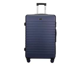 Mala De Viagem Média 23kg Mundi 360° Abs Tsa Zíper Expansor Cor Azul