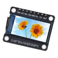 Módulo Lcd St7735 A Color Pantalla Tft 0.96 Arduino 80x160