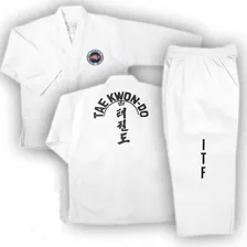 Traje De Taekwondo - Dobok Taekwondo Itf, Altura 1.80