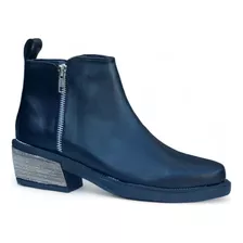 Bota Botineta Mujer Texana Zapato Mujer Tachas