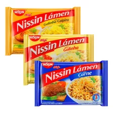 Macarrão Instantâneo Lámen Galinha Caipira Nissin Miojo 85g