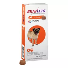 Bravecto Antipulgas E Carrapatos Cães 4,5 A 10kg