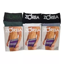 Pack X 3 Boxer De Hombre Zorba Art. 140