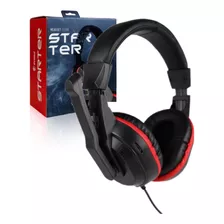 Headset Gamer Fone Com Microfone Evolut Starter Eg308 Preto