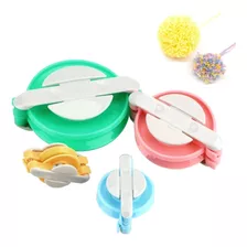 Pompom Maker Pom Pom Maker Kit Pomponera Lana Set 4 Tamaños