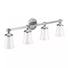 Moen Yb0364ch Flara 4 Luces Baño Doble Montaje Baño Vanida