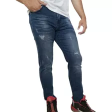 Pantalón Jeans Hombre Elasticado Skynny A0586 - Adcesorios