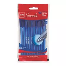 Esfero - Cello Smooth Stick Pen, Blue ($1.25 Per Pack)