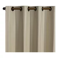 Cortina Blackout Sala Ou Quarto Pvc 2,20 M X 1,30 M Cor Bege