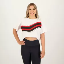 Cropped Flamengo Academy Feminino Branco