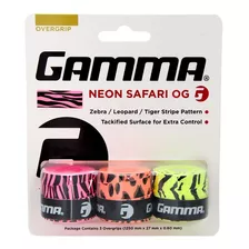 Overgrip Gamma Neon Safari Com 03 Unidades Diverso