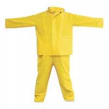 Impermeable 2 Piezas Poliéster Amarillo Talla G Surtek