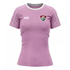 Camisa Fluminense Feminina Sea Lilas Braziline - Oficial