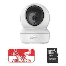 Kit Cámara De Seguridad Ezviz C6n 32gb Almacenamiento Microsd , Wireless Inalambrica 2mp Visión Nocturna Incluida Con Movimiento Ptz Y Audio Bidireccional