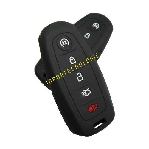 Forro Goma Para Control Inteligente Ford Edge Explorer Focus Foto 4