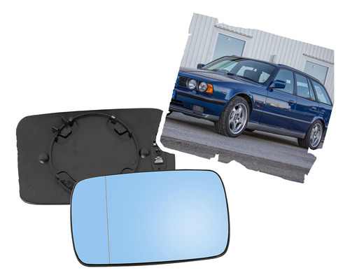 Foto de Luna Espejo Azul Izq Compatible Bmw Sw Serie5 E34 1992-1995