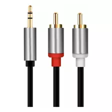 Cable Mini Plug Stereo A 2 Rca 5metros Premium Puresonic.