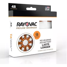 Rayovac Mercury Free Proline Advanced Size 13 - Pilas Para A