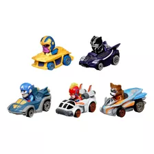 Hot Wheels Racerverse, Juego De 5 Autos De Juguete De Marvel