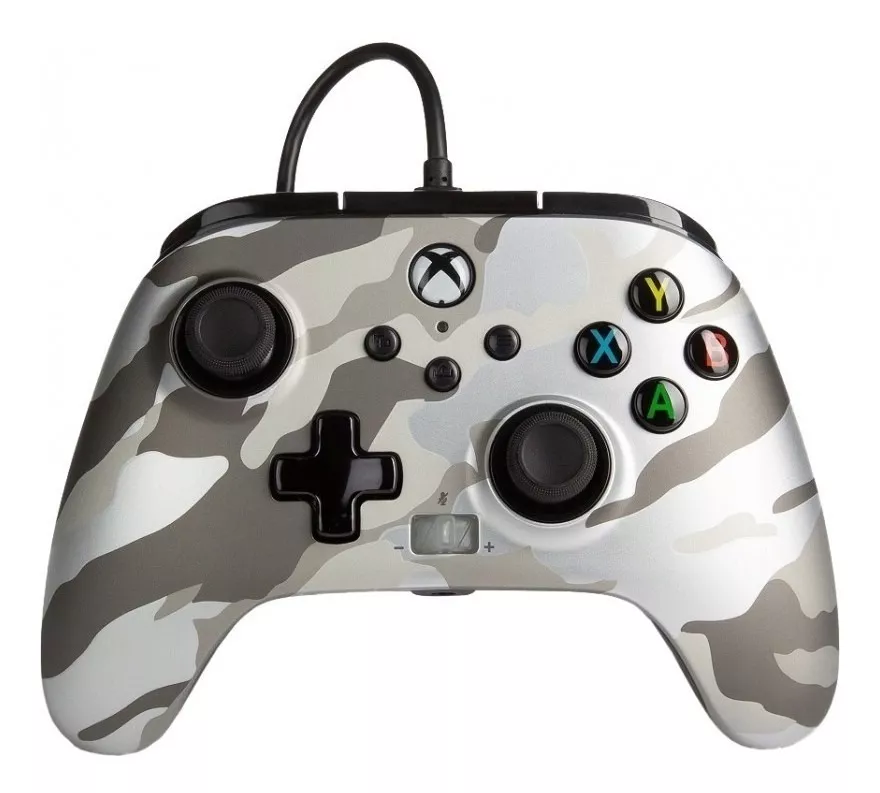Controle Joystick Acco Brands Powera Enhanced Wired Controller For Xbox Series X|s Metallic Arctic Camo