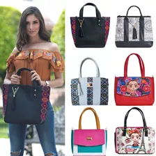 Lote De 5 Bolsas Grandes O Mochilas. Fabricante Bolsos Mano