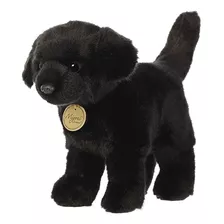 Pelúcia Cachorro Labrador Preto 25cms Série Miyoni Da Aurora