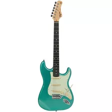 Guitarra Tagima Tg500 Strato Metallic Surf Green