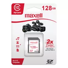 Maxell Memoria Sdxc 128 Gb Clase 10