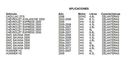 Balatas Delanteras Sierra 3500 Classic 2007 Fritec 6.6l Gmc Foto 5