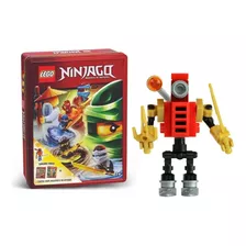 Livro Ninjago Mestres Do Spinjitzu (lata) Lego Samurai Droid