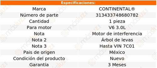 Banda Tiempo Mpv Mazda V6 3.0l 89/98 Continental Foto 2