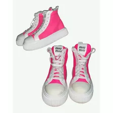 Tennis Miu Miu 38.5 O 6 Mx Usados Solo 1 Vez