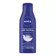 Crema Nivea Corporal Milk Nutritiva 250ml