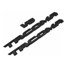 Emblemas Letras Sobreposicion Negro Tacoma V6 + Regalo Trd