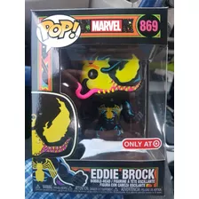 Funko Eddie Brock Venom Blacklight Exclusivo Target #869