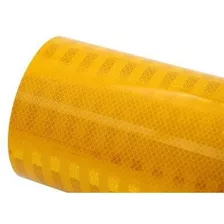 Adesivo Refletivo Rolo Decoração Vermelho Amarelo 1m X 61cm