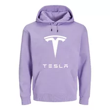 Sudadera Hoodie Pastel - Tesla Motors