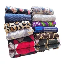 2 Cobertor Manta Fleece Casal Estampada Macia 1,80 X 2,00