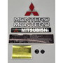 Mitsubushi Montero Std Calcomanias Y Emblemas  Mitsubishi MX