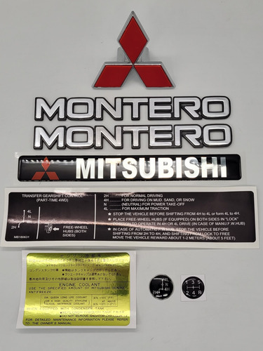 Foto de Mitsubishi Montero Calcomanas Y Emblemas