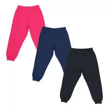 Kit 3 Calça Jogger Promoção Infantil Confortável Moletom