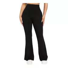 Kit 4 Plus Size Calça Flare Bailarina Cintura Alta 48 Ao 66