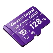 Cartão Western Digital Micro Sd 128gb Purple Classe 10 Uhs-i