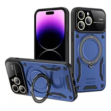 Funda Para iPhone 11 12 13 14 15 Pro Max Rígida Con Soporte