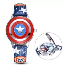 Lindo Relógio Capitão América - Marvel 